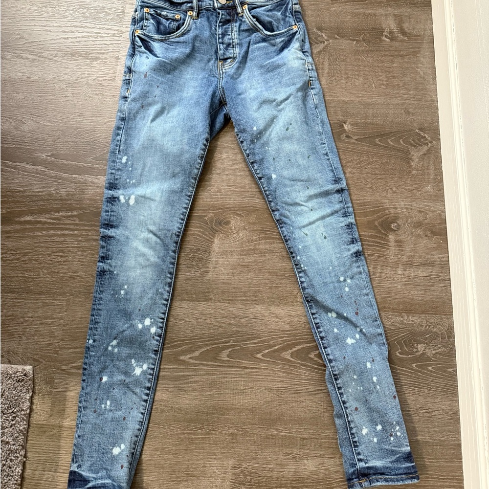 Blue purple brand jeans